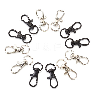 Alloy Swivel Lobster Claw Clasps PALLOY-CD0001-04-1