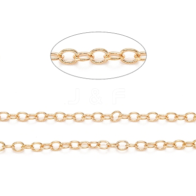 Brass Cable Chains CHC-S003-11G-1