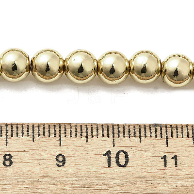 Electroplated Synthetic Magnetic Hematite Beads Strands X-G-L613-F01-01A-1