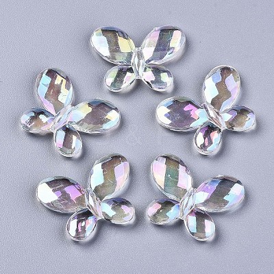 Transparent Acrylic Beads LS-PACR-N010-014-1