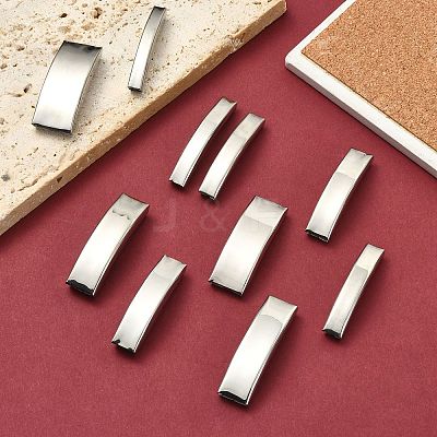 10 Pcs 10 Styles 202 Stainless Steel Slide Charms STAS-CJ0003-31-1