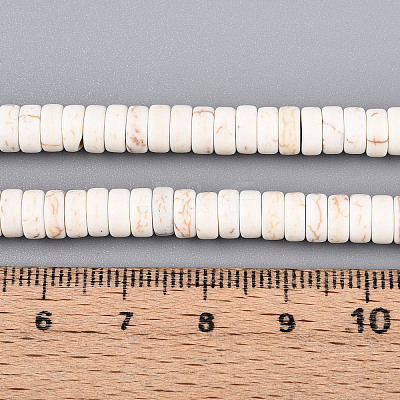Synthetic Howlite Beads Strands G-N352-08C-1