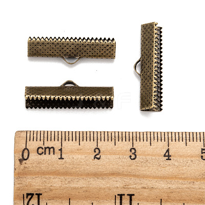 Iron Ribbon Crimp Ends E182Y-NFAB-1