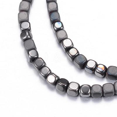 Electroplate Non-magnetic Synthetic Hematite Bead Strands G-Q467-11D-1