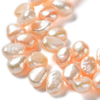 Natural Cultured Freshwater Pearl Beads Strands PEAR-J007-30-1