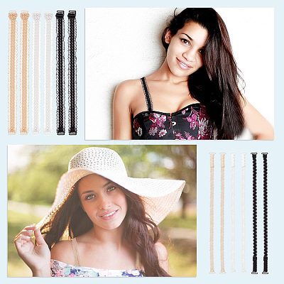 6 Pairs 6 Style Adjustable Bra Straps FIND-GF0003-55-1