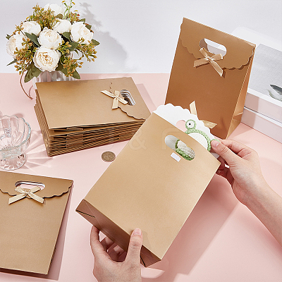 Rectangle Paper Gift Bags CARB-WH0017-14A-02-1