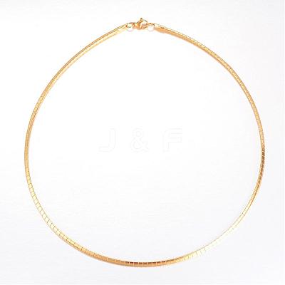 304 Stainless Steel Necklaces NJEW-D274-01-1