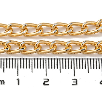 Oval Oxidation Aluminum Curb Chains CHA-TAC0004-02G-1
