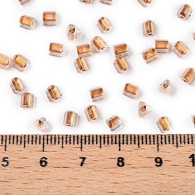 6/0 Transparent Inside Colours Glass Seed Beads SEED-N006-003F-1