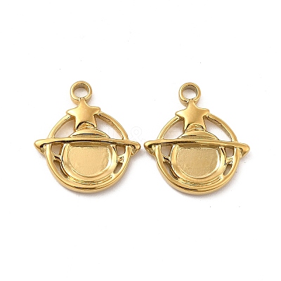 Ion Plating(IP) 304 Stainless Steel Pendants STAS-B032-31G-1