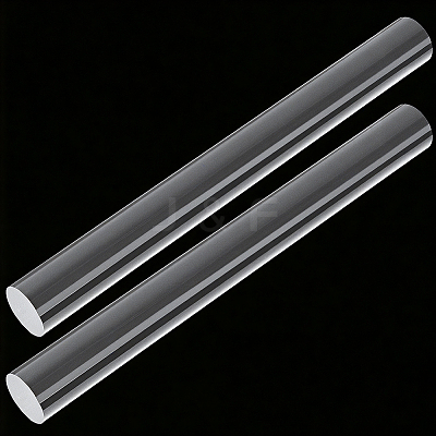 2Pcs Acrylic Rolling Pin AJEW-SP0002-50-1