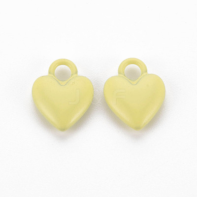 Spray Painted Alloy Charms PALLOY-Q433-032F-RS-1