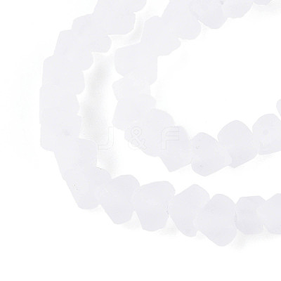 Frosted Transparent Glass Beads X1-GLAA-N016-4mm-11-1