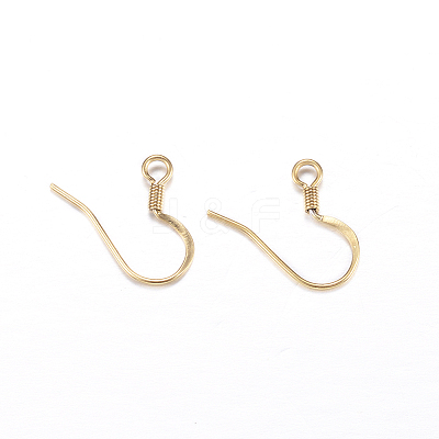 Ion Plating(IP) 316 Stainless Steel French Earring Hooks X-STAS-G130-57G-B-1