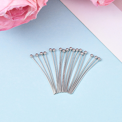 Brass Ball Head Pins KK-YW0004-03B-P-1