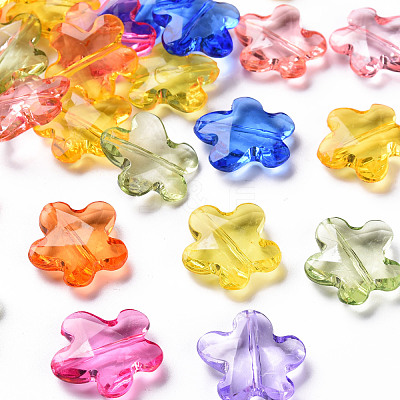 Transparent Acrylic Beads X-TACR-S154-32B-1