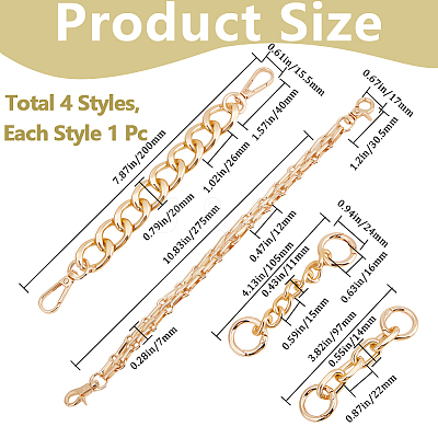 Alloy with Aluminum Chain Bag Straps FIND-BBC0015-89E-1