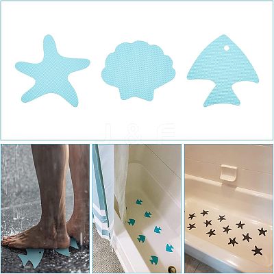 PEVA Adhesive Non-Slip Bathtub Stickers FIND-WH0077-40-1