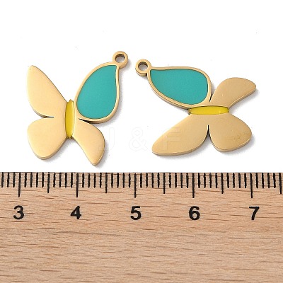 Ion Plating(IP) 304 Stainless Steel Pendants STAS-C083-01G-1