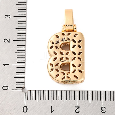 Brass Micro Pave Cubic Zirconia Pendants KK-C076-29B-G01-1
