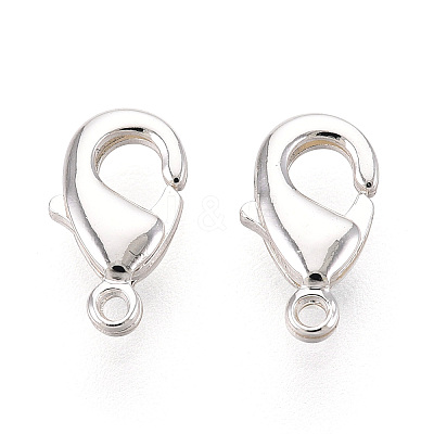 Brass Lobster Claw Clasps KK-YW0004-01A-S-1
