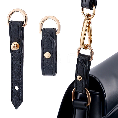 2Pc Alloy & Microfiber Suspension Clasps AJEW-CL0005-19A-1