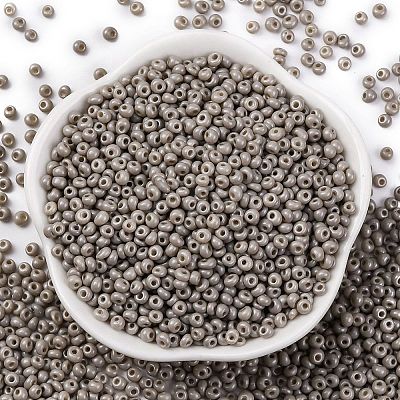 8/0 Baking Paint Glass Seed Beads SEED-M012-02A-56-1