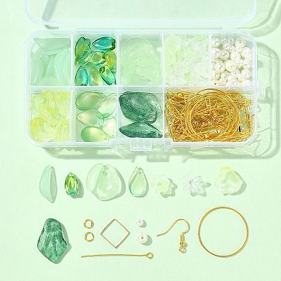 DIY Dangle Earrings Kits DIY-FS0009-02-1