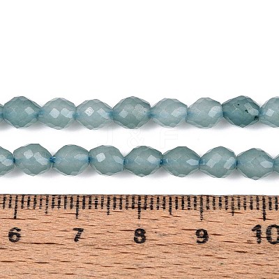 Natural Dyed White Jade Beads Strands G-T142-89B-1