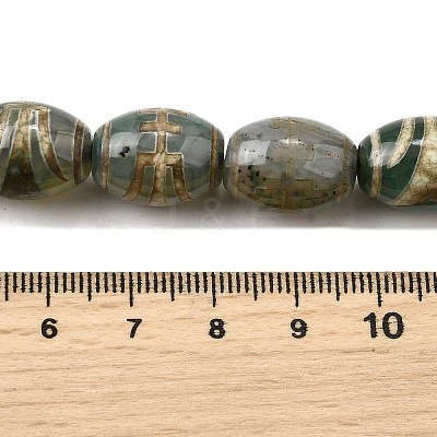 Tibetan Style dZi Beads Strands G-S389-A01-1
