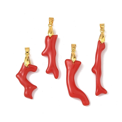 Opaque Acrylic Pendants PALLOY-JF05921-1