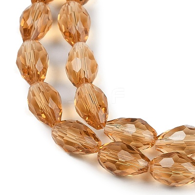 Glass Beads Strands X-GLAA-R024-11x8mm-17-1