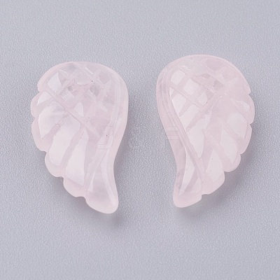 Natural Rose Quartz Pendants G-E435-C-17-1