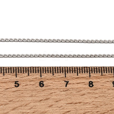 12Pcs 304 Stainless Steel Serpentine Chain Necklaces for Men Women NJEW-H093-19P-03-1