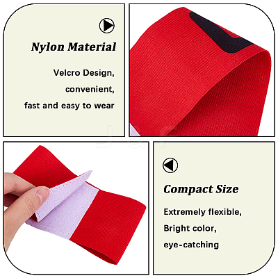 5Pcs 5 Colors Nylon Armband AJEW-CN0001-93-1