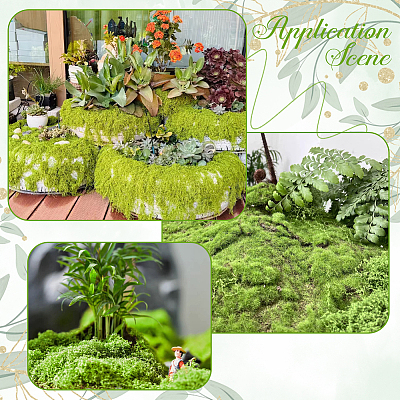 150g Artificial Moss Rocks DJEW-SP0001-22B-1