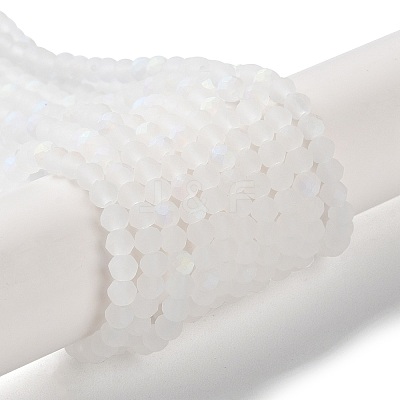 Transparent Glass Beads Strands EGLA-A044-T4mm-MB19-1