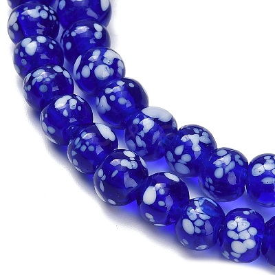 Handmade Lampwork Beads Strands LAMP-H071-01A-1