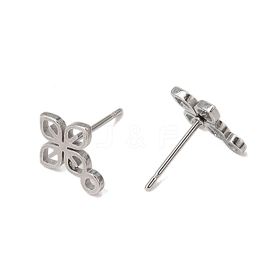 304 Stainless Steel Stud Earring Findings SA-CBAAD0D-06P-1