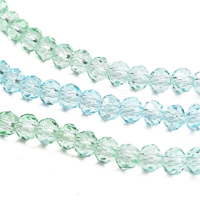 Transparent Painted Glass Beads Strands DGLA-A034-T4mm-A16-1