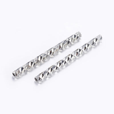 Brass Tube Beads KK-K197-B-35P-1