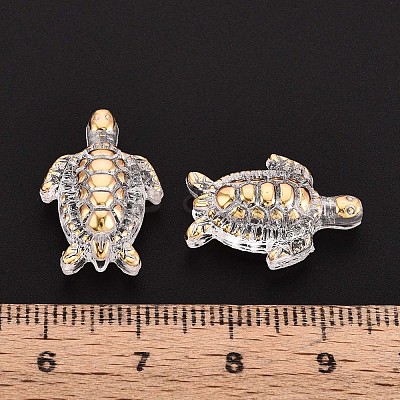 Transparent ABS Plastic Beads TACR-T029-80A-1