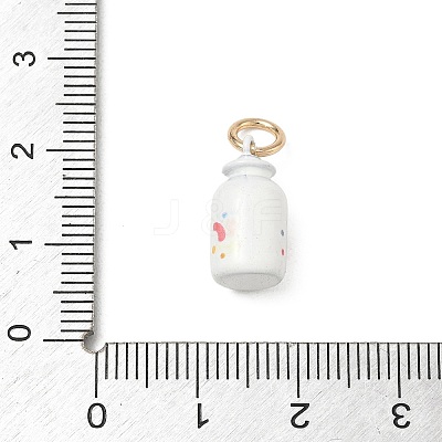 Spray Painted Brass Pendants KK-CBAEB58-15C-1