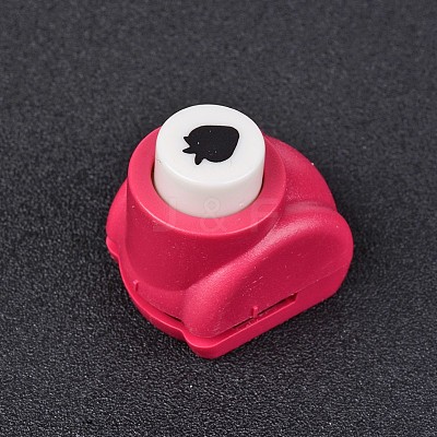 Random Single Color or Random Mixed Color Mini Plastic Craft Paper Punch Sets for Scrapbooking & Paper Crafts LS-AJEW-L051-16-1