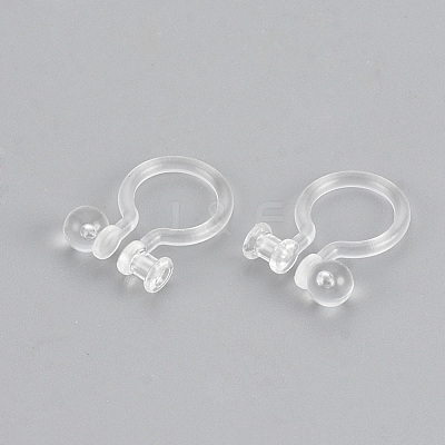 Plastic Clip-on Earring Findings KY-S155-07-1