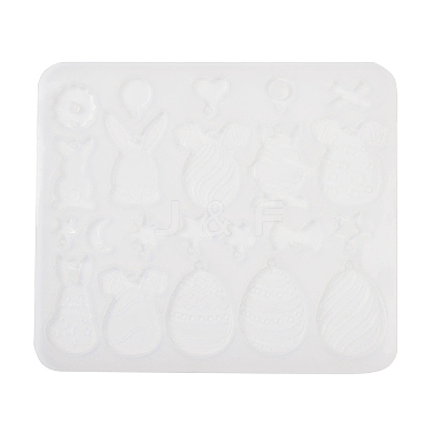 Easter DIY Pendant Molds AJEW-U023-01B-1