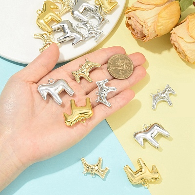 4Pcs 4 Styles Alloy Pendants FIND-YW0011-61-1