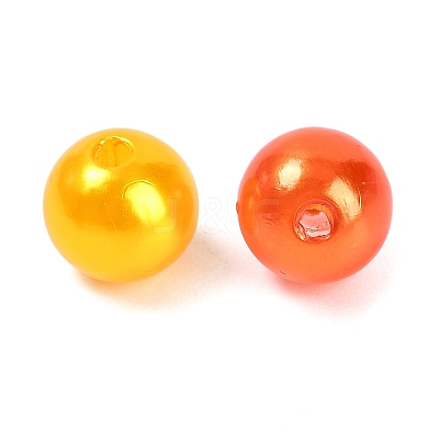 ABS Plastic Imitation Pearl Beads KY-G030-01G-1
