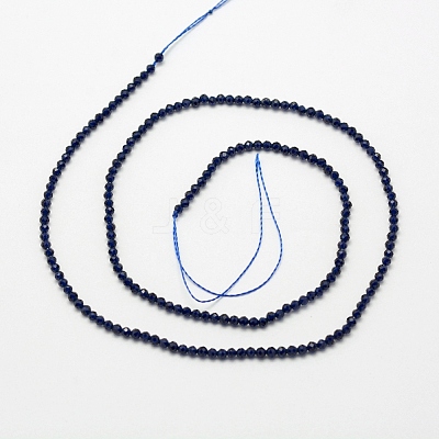 Faceted Synthetic Quartz Beads Strands G-F507-01D-1